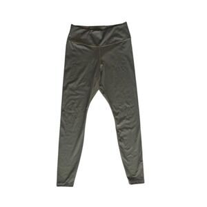Nike Dri-FIT Womens Leggings High Waist Olive Green Pocket Size M Workout Gym